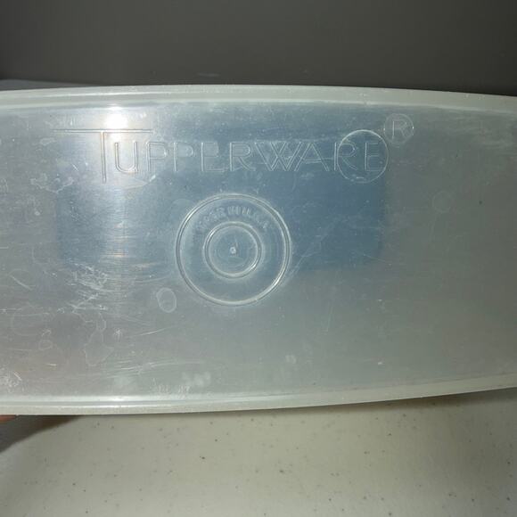 Vintage Tupperware Modular Mates Super Cereal Storer Keeper with Blue Lid - Picture 3 of 6